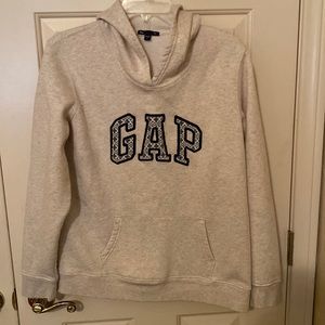 GAP Hooded Sweatshirt Cream colors Size Large